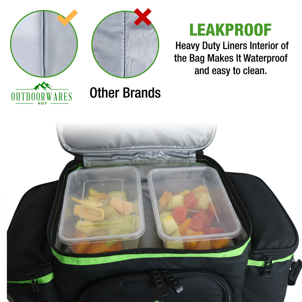 Dropship 32L Soft Cooler Bag With Hard Liner Large Insulated Picnic Lunch  Bag Box Cooling Bag For Camping BBQ Family Outdoor Activities to Sell  Online at a Lower Price