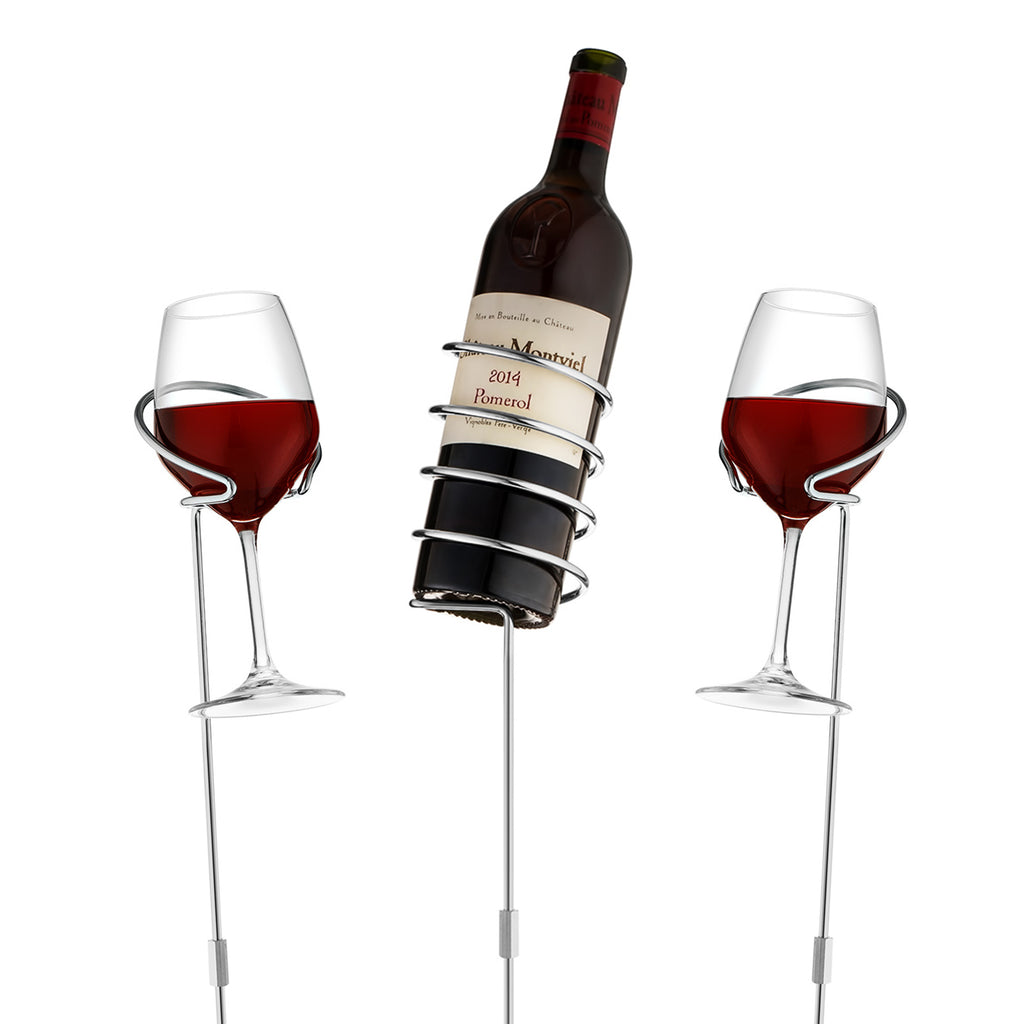 Wine Bottle & Cup Standing Holder