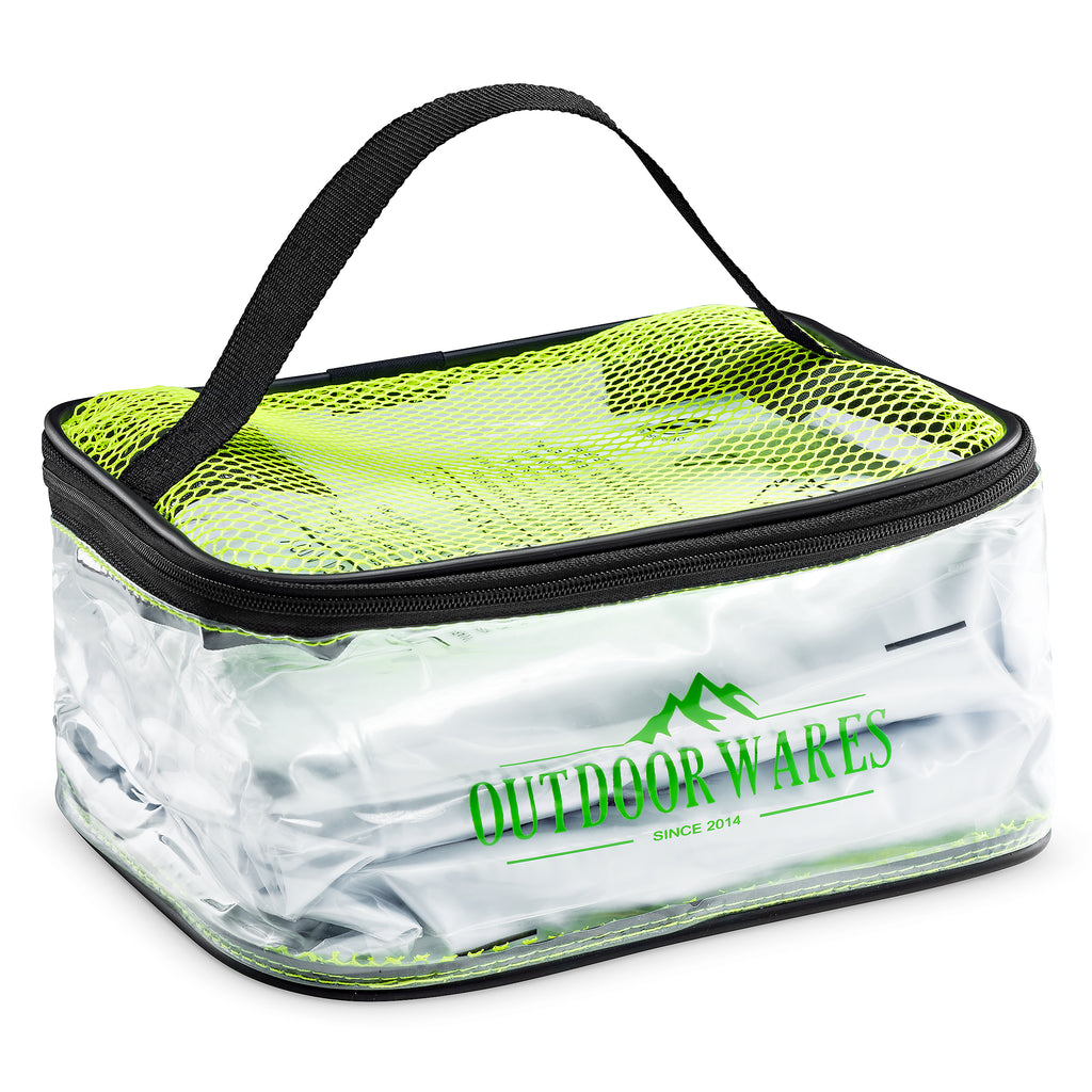 Outdoorwares inflatable Serving bar buffet - With Drain New INNOVATIVE VALVE For EASY Inflation / Deflation By Outdoorwares Food & Drink Holder For Pool Picnics, Barbeques & Parties – 28" x 22" x 4" -2 Pack