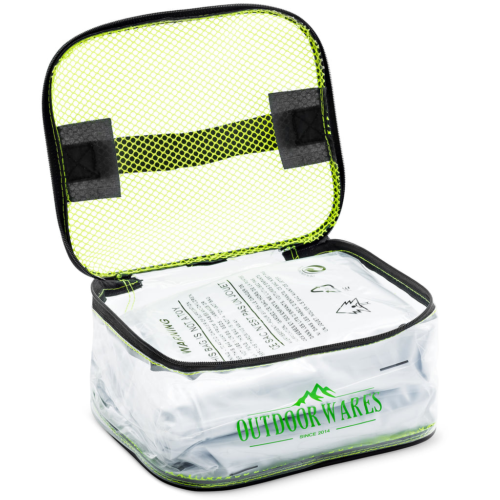 Outdoorwares inflatable Serving bar buffet - With Drain New INNOVATIVE VALVE For EASY Inflation / Deflation By Outdoorwares Food & Drink Holder For Pool Picnics, Barbeques & Parties – 28" x 22" x 4" -2 Pack