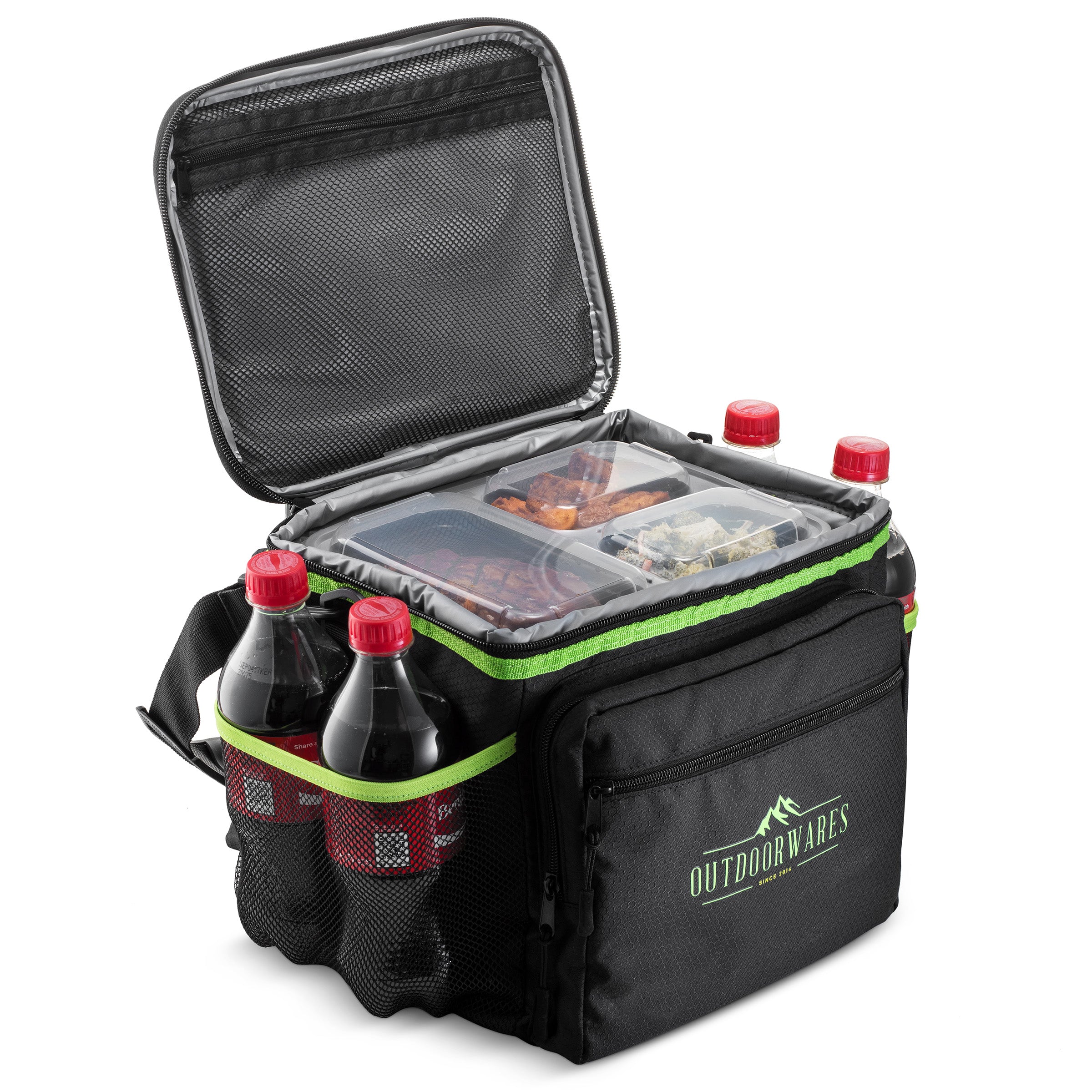 Cooler lunch Bag box - Insulated By Outdoorwares Large Capacity Durabl 