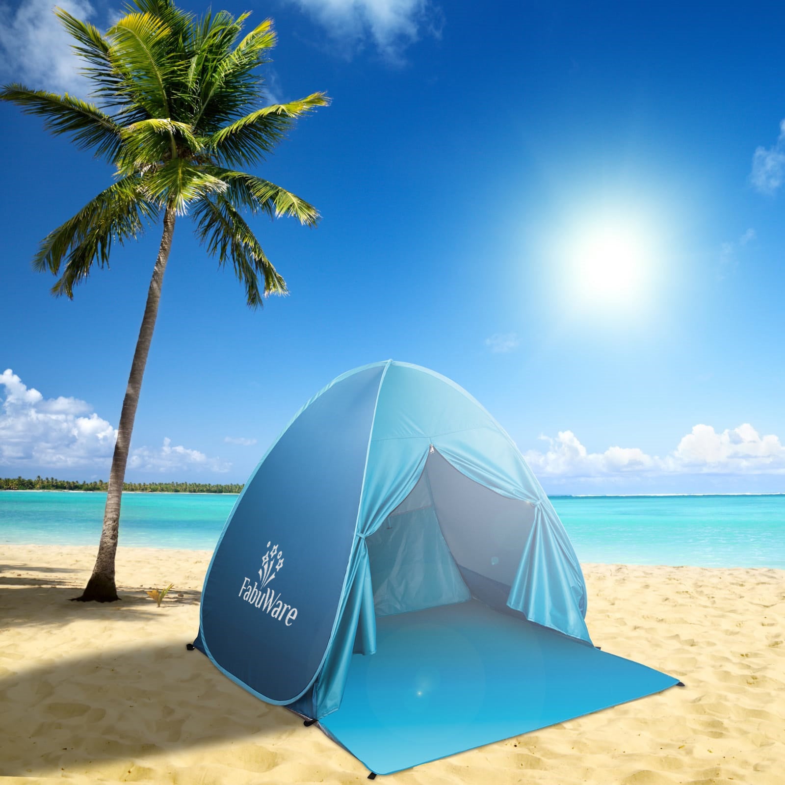 Fbsport Pop Up Cabana Beach Tent S With Pool Beach Tents For